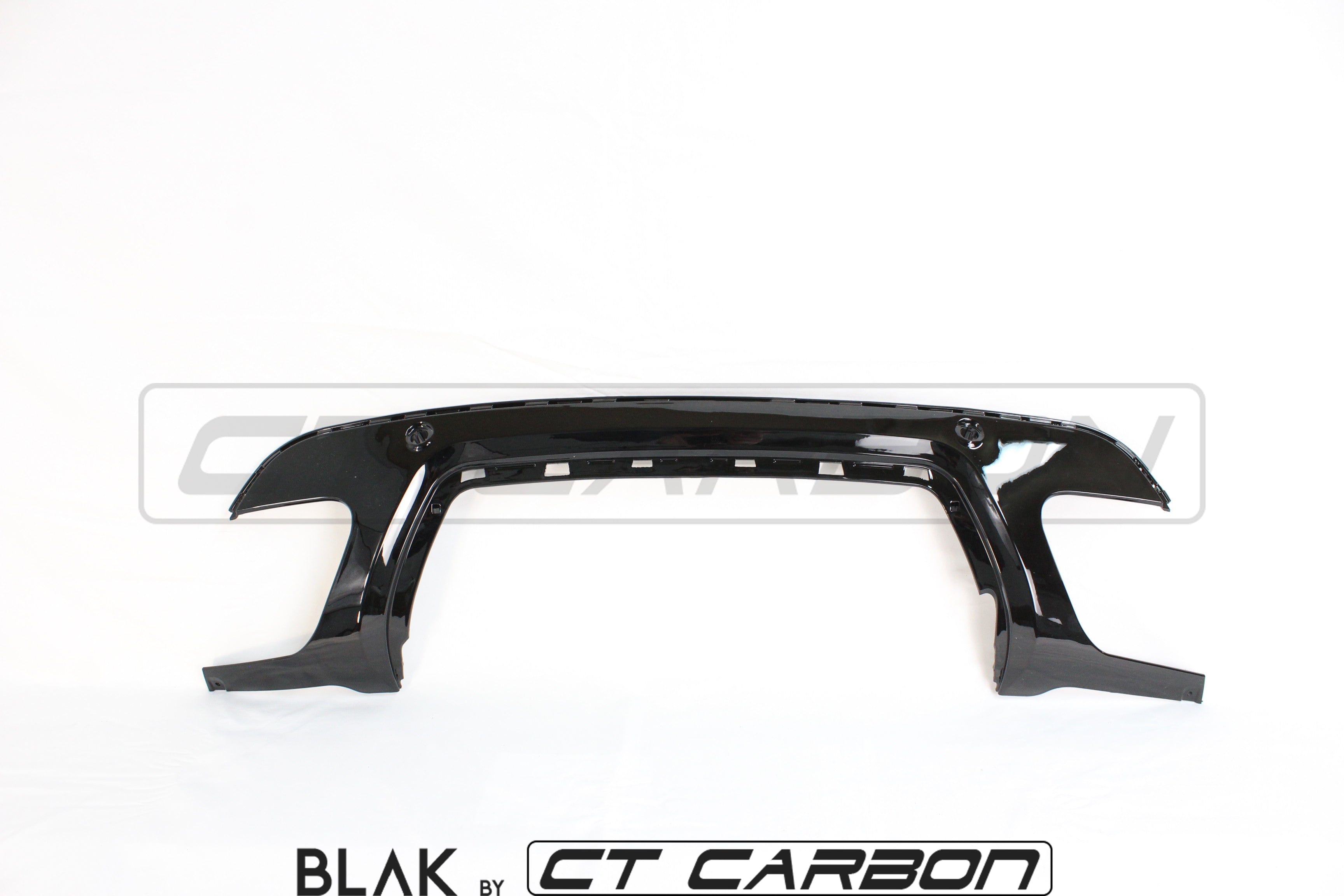 Full black edition trim kit for Range Rover Velar 2017+ by CT Carbon, featuring sleek black exterior accents and styling details.