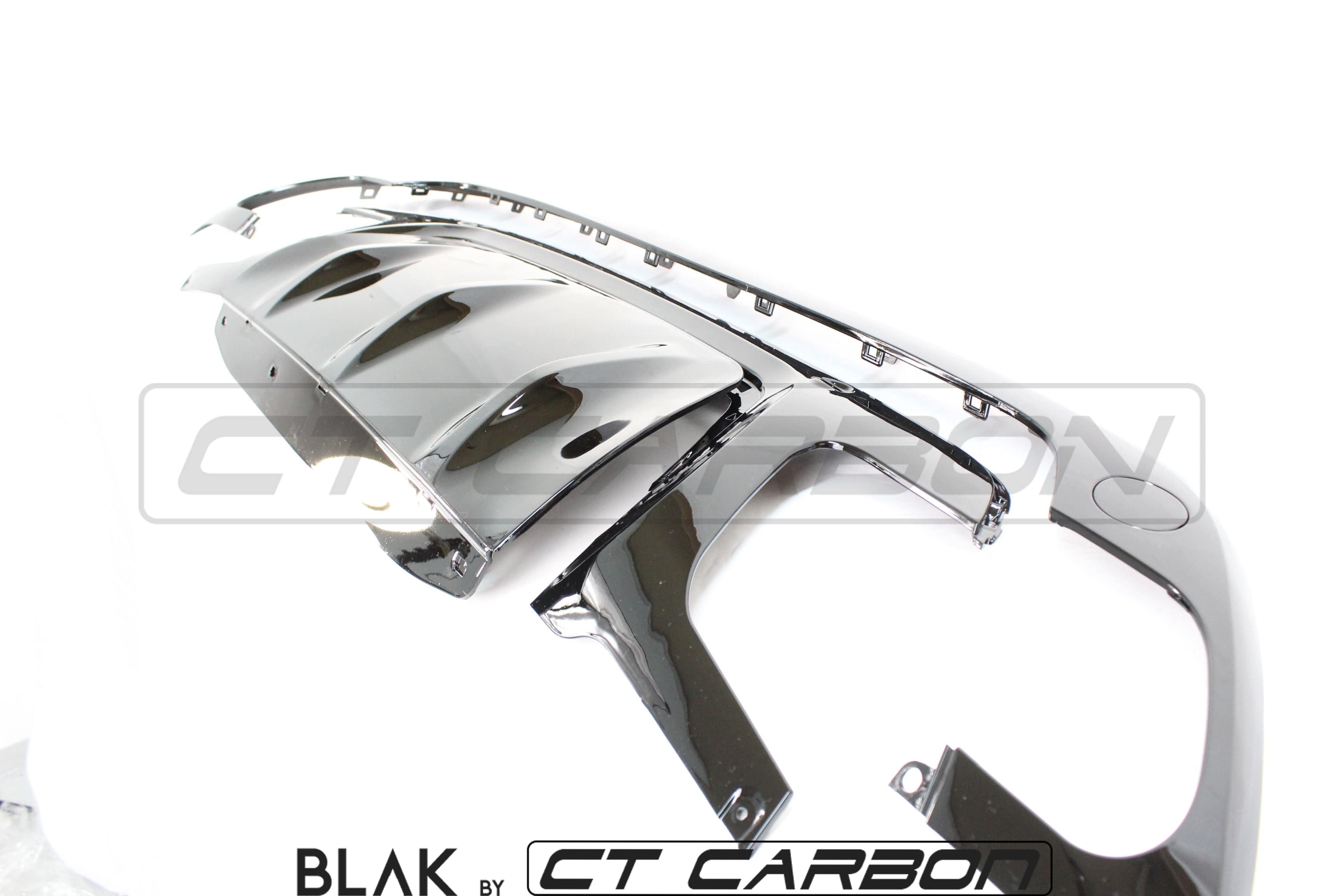 CT Carbon full black edition trim kit for Range Rover Velar 2017+, featuring sleek black exterior enhancements.