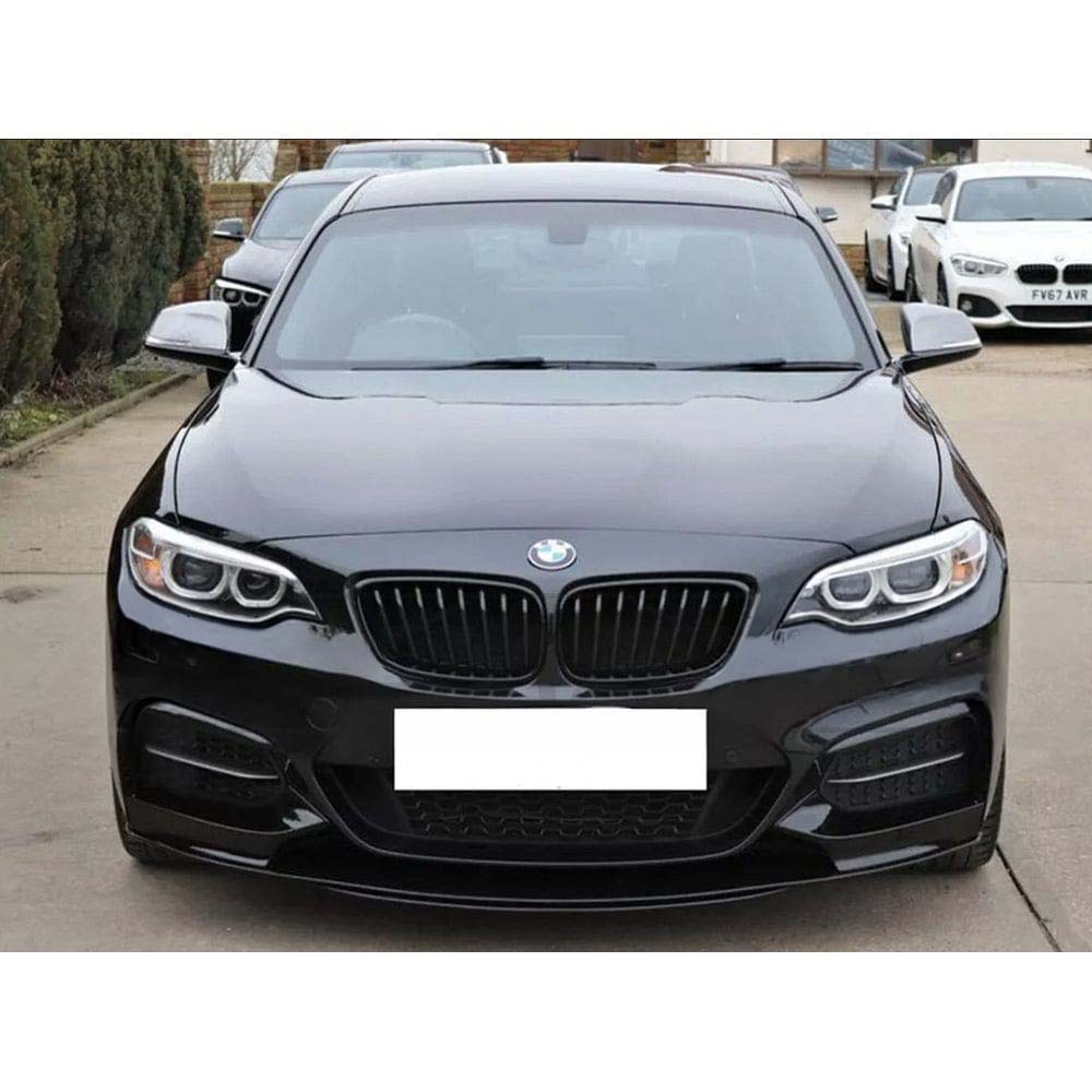 BMW 2 Series F23 CT Carbon gloss black full kit with twin exhaust, including splitter and MP style components on a black car.