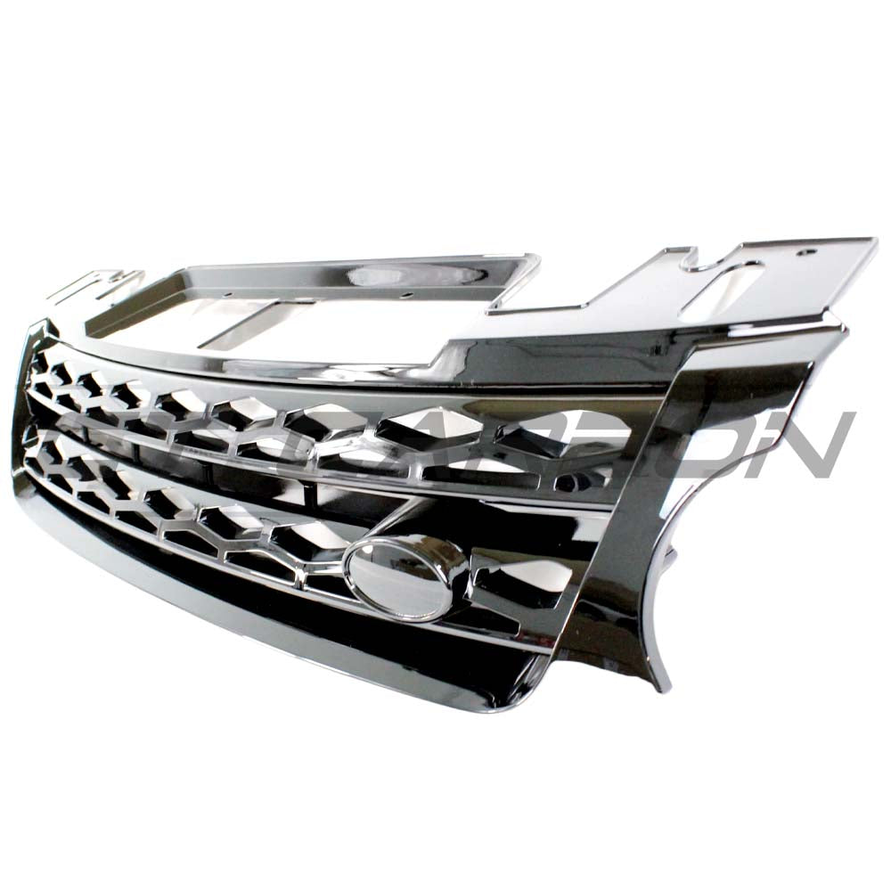 Black full trim pack kit for Range Rover Sport L494 2014-2017 by CT Carbon, featuring black splitter and trim details.
