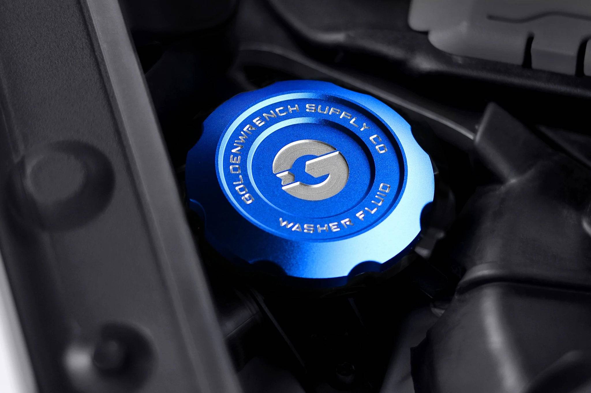 Goldenwrench BMW F Series Billet Washer Fluid Cap