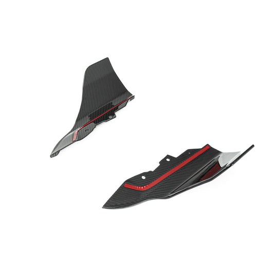 TREVORA TR87 carbon rear bumper winglets for BMW G87 M2