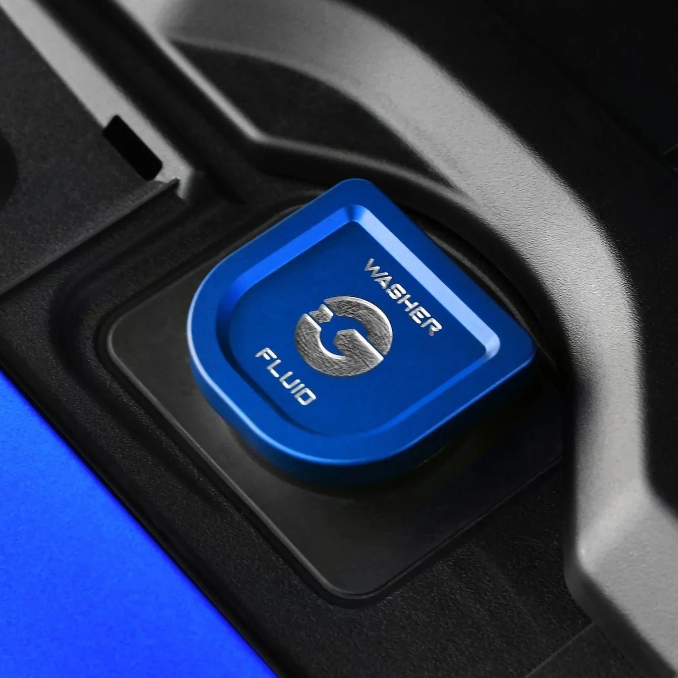 Goldenwrench BMW M2 G87, M3 G80 & M4 G82 Blackline Blue Washer Fluid Cap