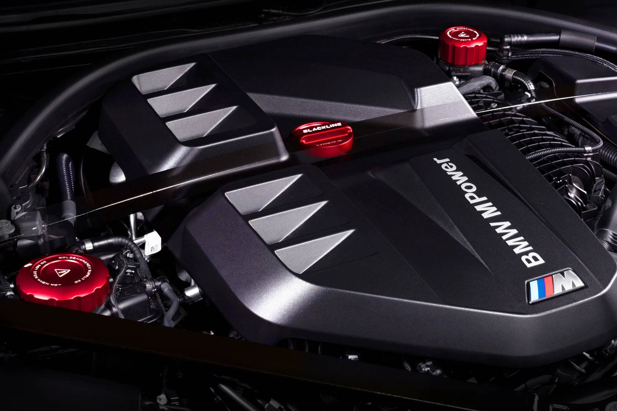 Goldenwrench BMW M2 G87, M3 G80, M4 G82, X3M, X4M F9X Engine Bay Cap Set