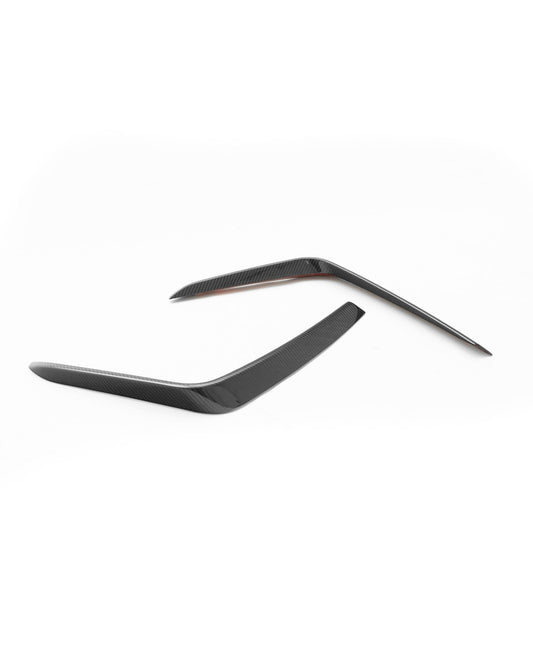 TREVORA PR-1 pre-preg carbon fibre front duct extension trims for BMW G90 G99 M5