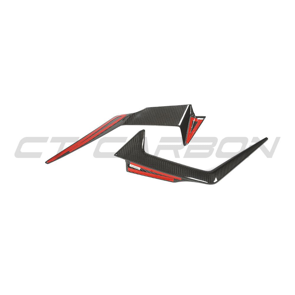 BMW G90 G99 M5 Carbon Fibre Front Bumper Trim by CT Carbon, showcasing sleek, lightweight accessory for enhanced sporty style.