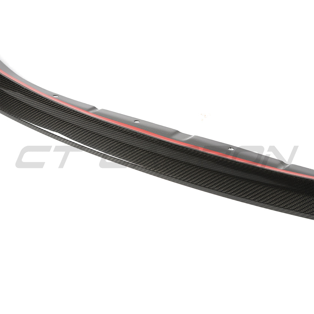 BMW G81 M3 Touring 2022+ CT Carbon full carbon fibre kit, front splitter and aerodynamic components on a sleek sports car
