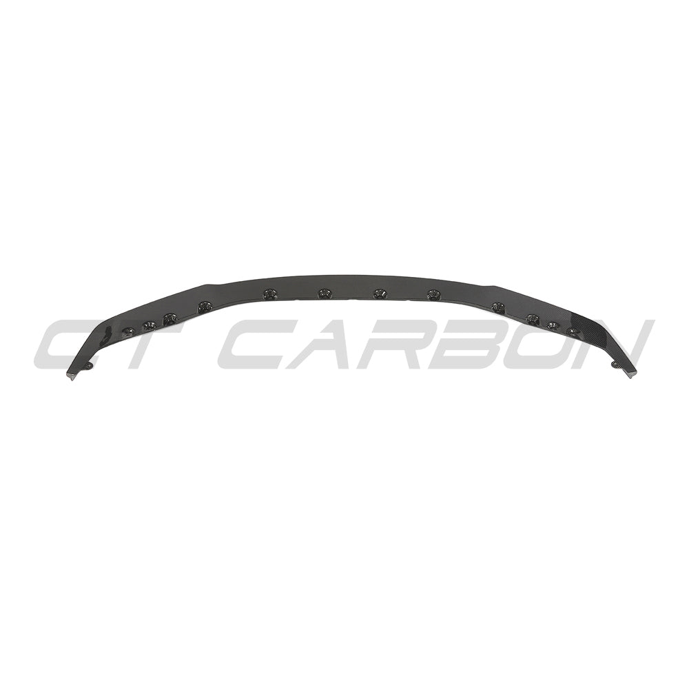 BMW G81 M3 Touring 2022+ CT Carbon V4 full carbon fibre kit, showcasing front splitter and aerodynamic enhancements.