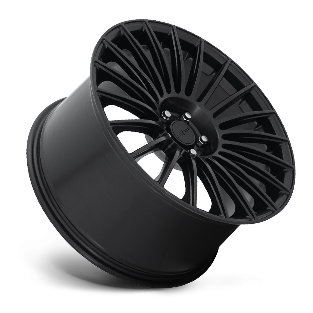 Rotiform BUC wheels in matte black finish, 20x10 size, featuring a sleek, modern design for car customization.