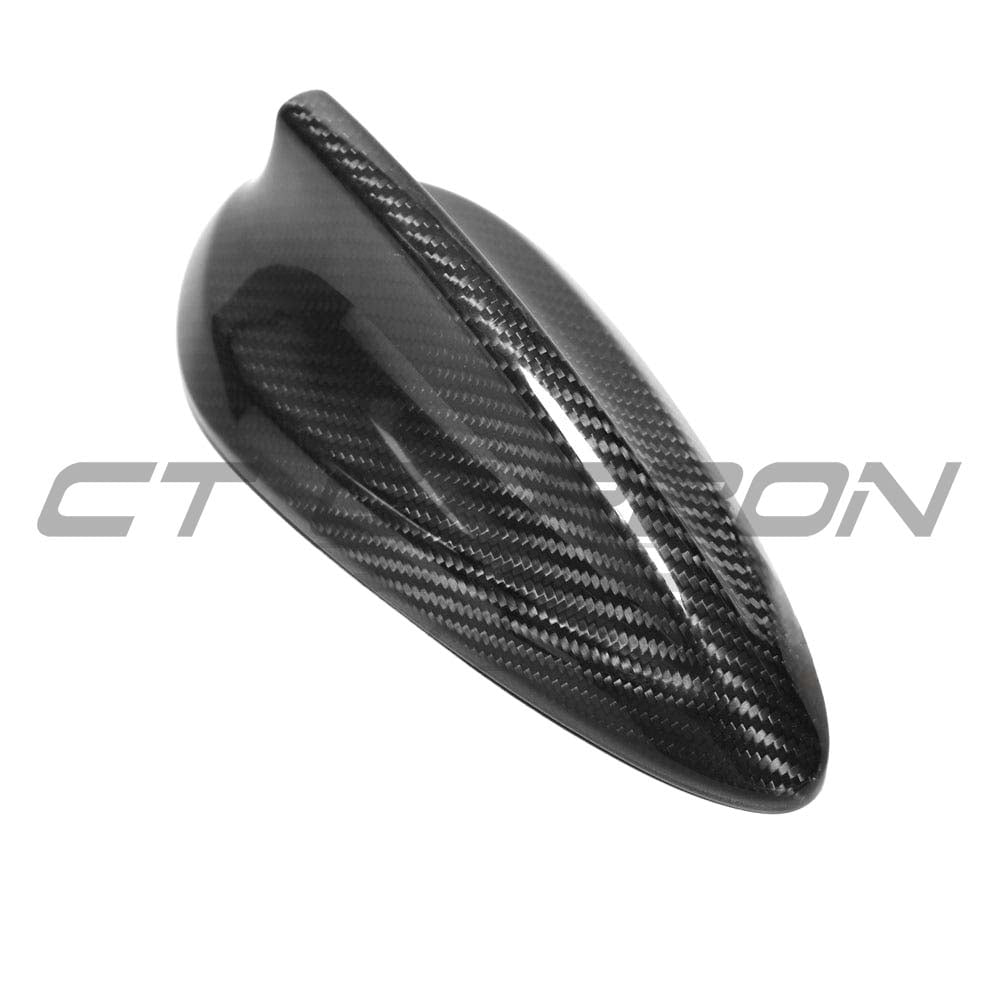 BMW Fxx carbon fibre antenna cover by CT Carbon, showcasing a sleek, textured antenna cover accessory for BMW Fxx series vehicles.
