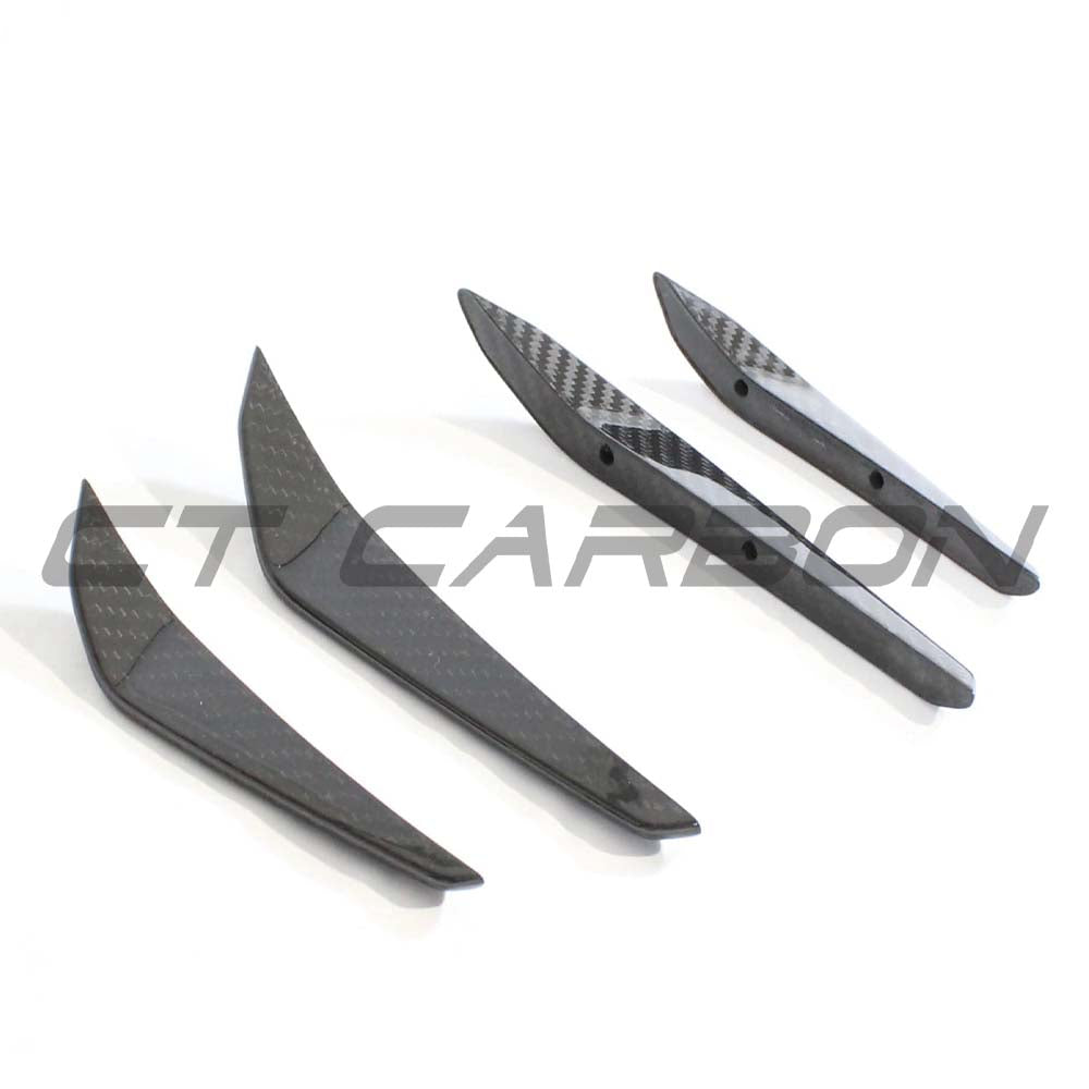 BMW G81 M3 Touring full carbon fibre kit by CT Carbon, includes bonnet, front bumper canards, and hood trims, high-performance upgrade