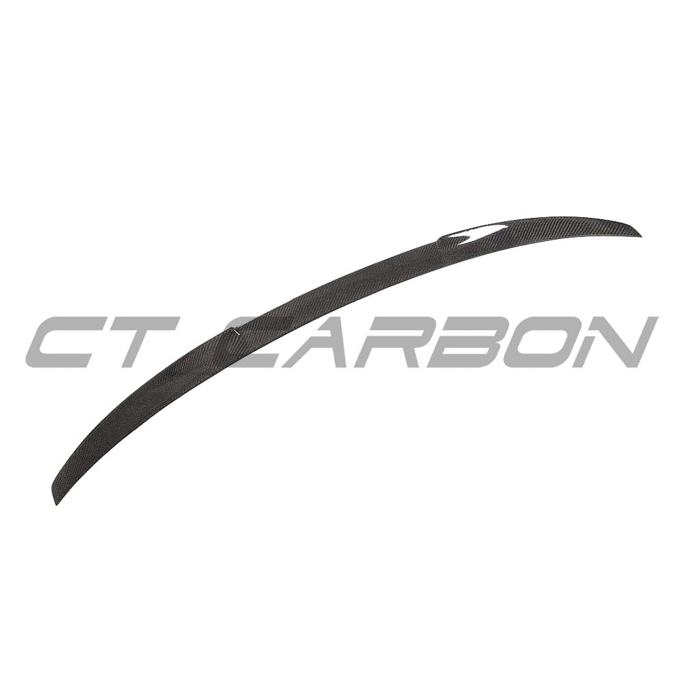 Full carbon fiber kit for Audi S3 pre-facelift saloon 8V by CT Carbon, includes splitter and body components.