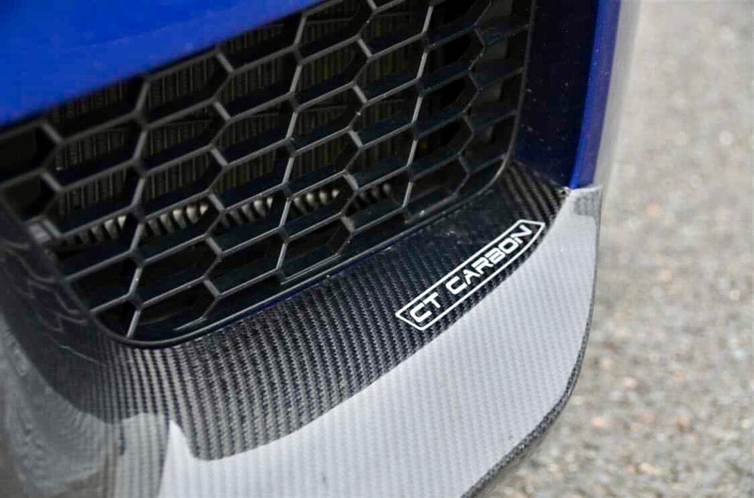 BMW F90 M5 saloon with CT Carbon full carbon fibre kit, featuring lightweight, sleek carbon components for enhanced aerodynamics and style.