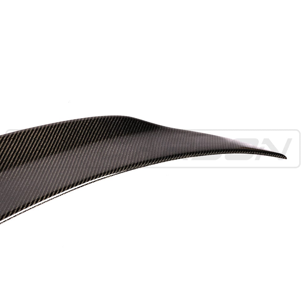 Full carbon fibre kit for Mercedes C-Class C43 W205 coupe by CT Carbon, showcasing glossy carbon fibre panels and parts.