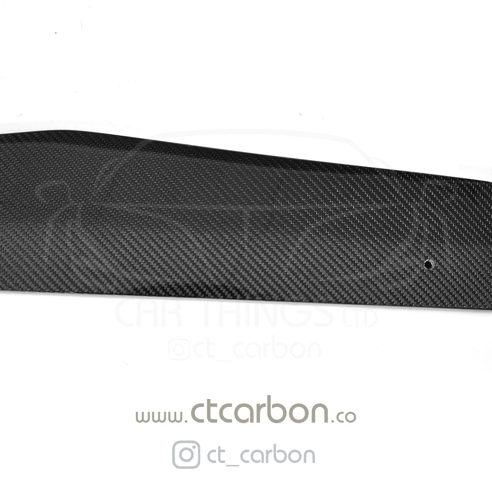 Full car carbon fiber kit for Mercedes C63 W205 coupe by CT Carbon, showcasing front bumper, side skirts, and rear diffuser.
