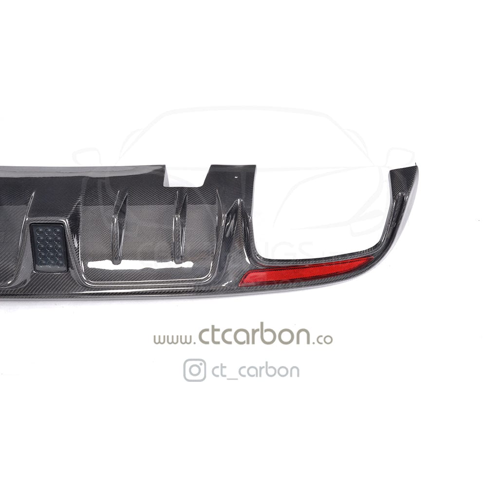 Full carbon fibre kit for Mercedes C63 W205 saloon by CT Carbon, includes body panels with a sleek B-style design.