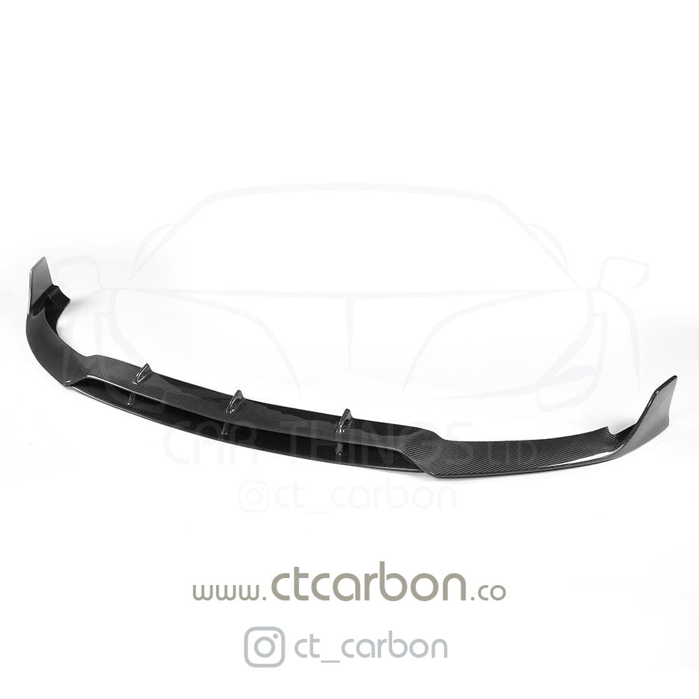 Full carbon fiber kit for Mercedes C63 W205 saloon by CT Carbon, including front, side, and rear components in B-style finish.