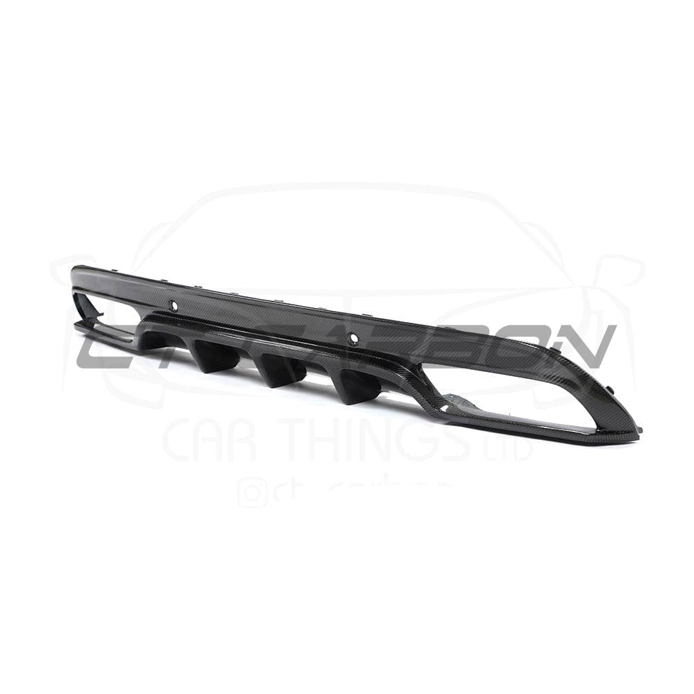 Full carbon fibre kit for Mercedes C63 W205 saloon by CT Carbon, including front and rear components with a sleek carbon finish.