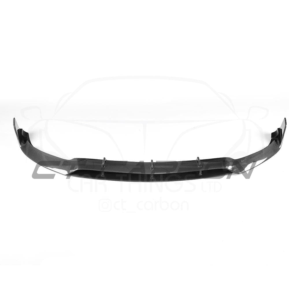 Full carbon fibre kit for Mercedes C63 W205 saloon by CT Carbon, featuring front, side, and rear carbon fibre components.