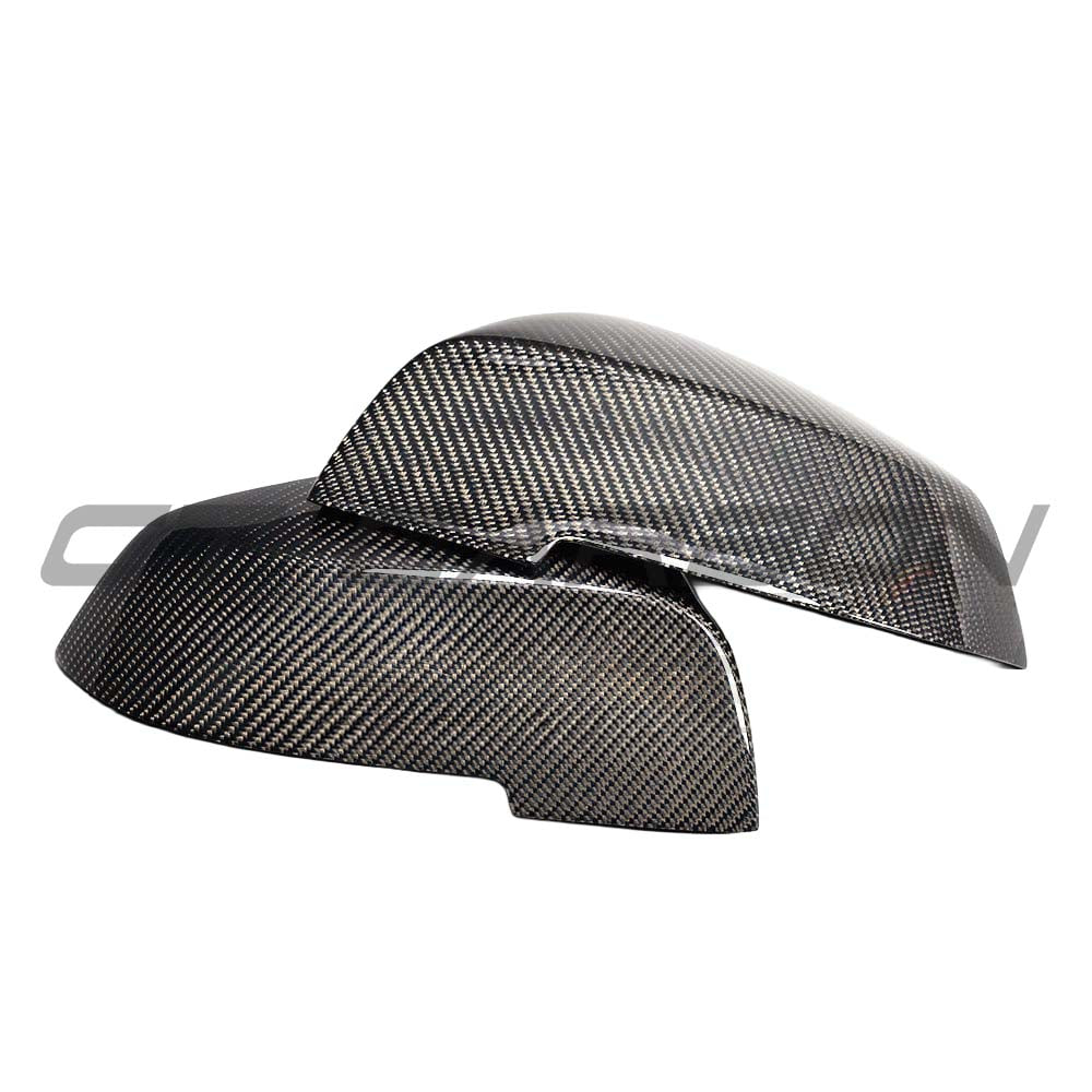 BMW Fxx 1-4 Series CT Carbon mirror replacement, OE style, carbon fiber finish, sleek side mirror for enhanced performance.