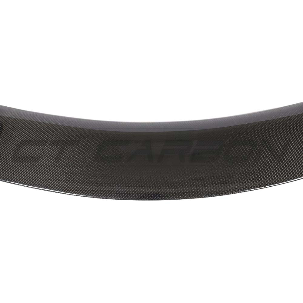 CT Carbon rear wing spoiler for Audi R8 V10 Gen 2/2.5 with carbon fibre V-style design, enhancing aerodynamics and sporty look.