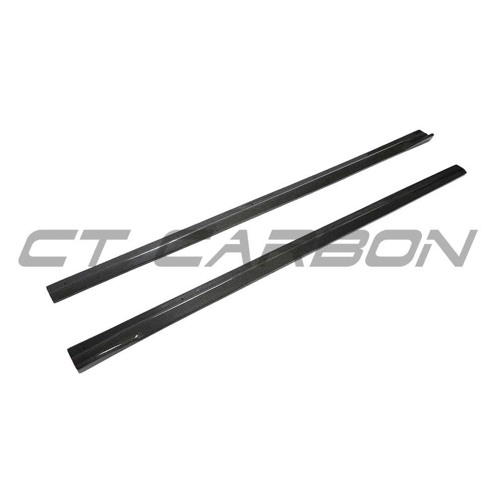 BMW F87 M2C Competition full carbon fiber kit by CT Carbon, including splitters and aerodynamic components, with a 3D-style finish.