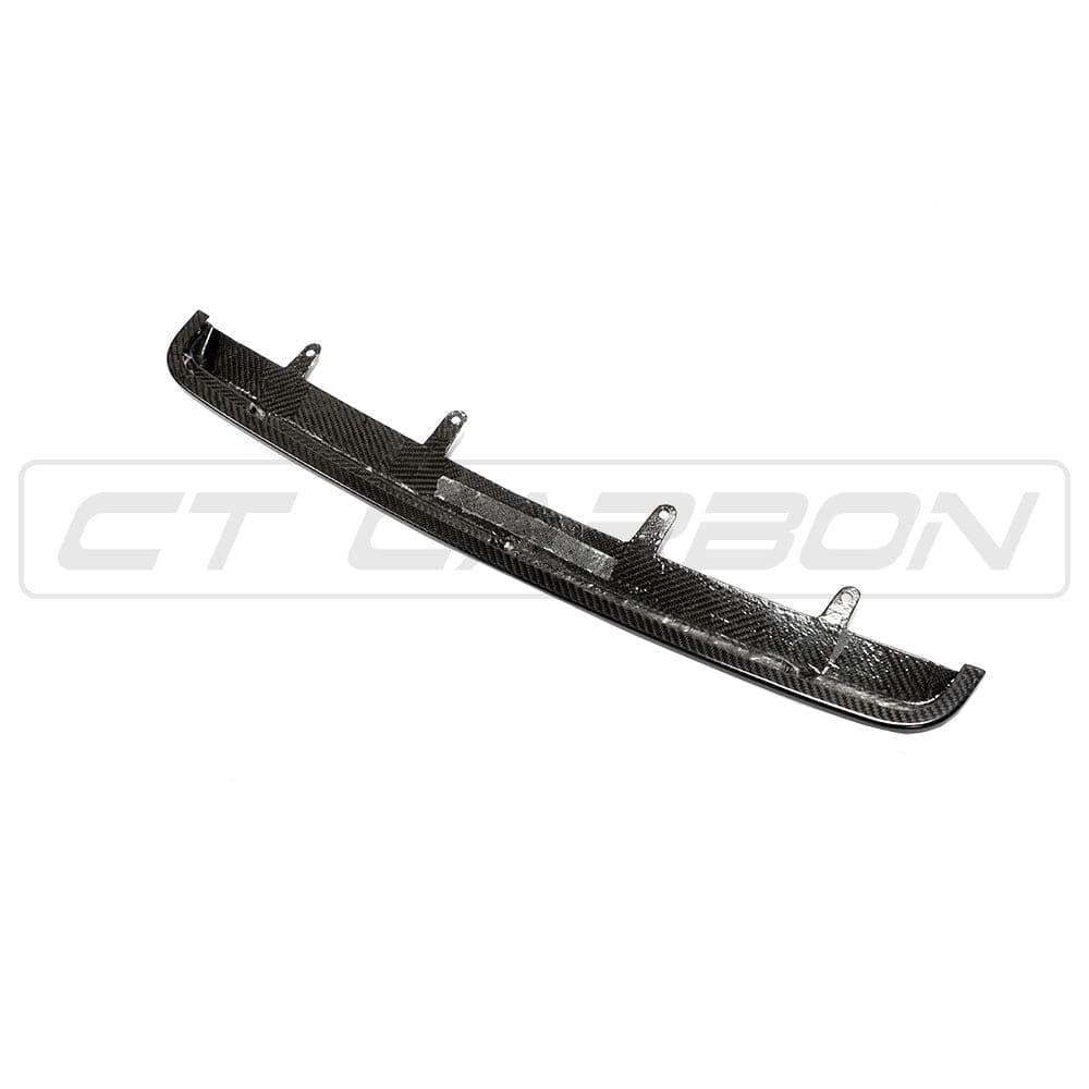 BMW F90 M5 2017+ CT Carbon fiber middle splitter, V6 style, custom aerodynamic car splitter for enhanced performance and style.