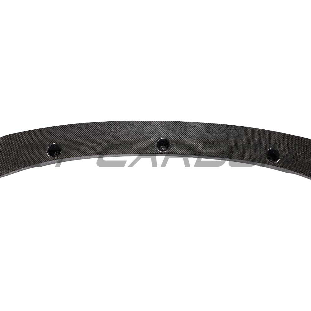 BMW M2C F87 2018-2021 carbon fibre splitter by CT Carbon, GTS style, showcasing the lightweight aerodynamic design.