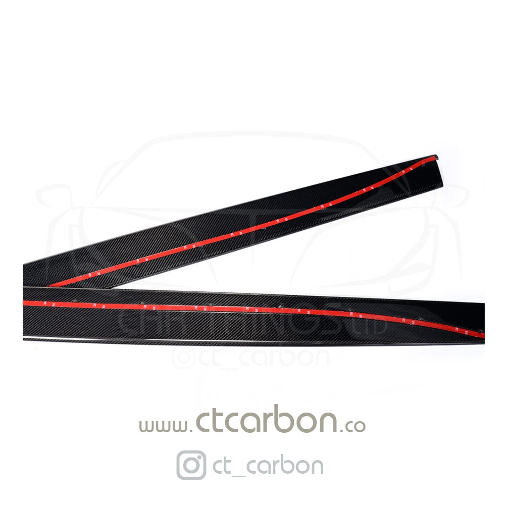 BMW M4 F83 convertible full carbon fiber kit by CT Carbon, featuring splitters and aerodynamic components in V-style design.