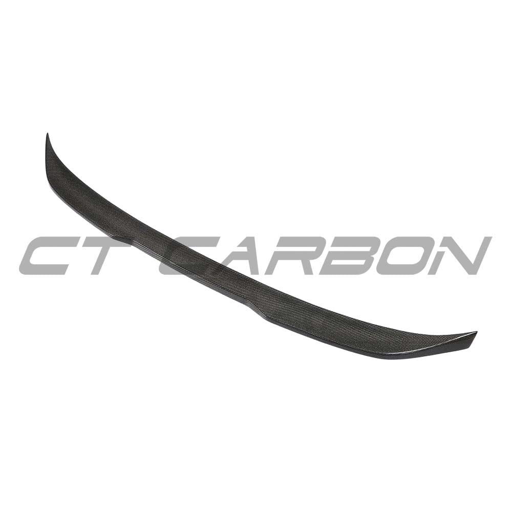 BMW G30 5 Series 2016-2023 Carbon Fibre Kit by CT Carbon, featuring splitters and spoiler in MP style with textured carbon fiber finish.