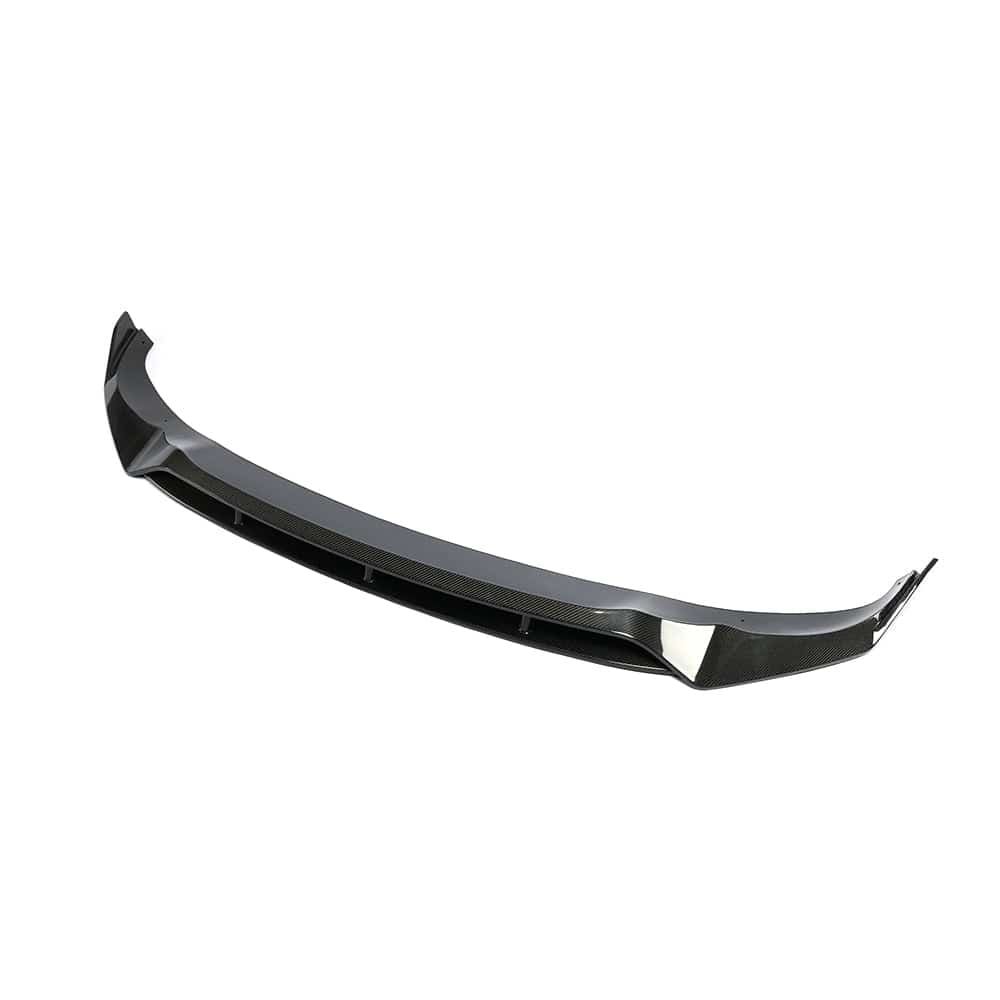 BMW X5 G05 CT Design carbon fibre splitter, lightweight and aerodynamic car accessory with a sleek carbon fibre finish.