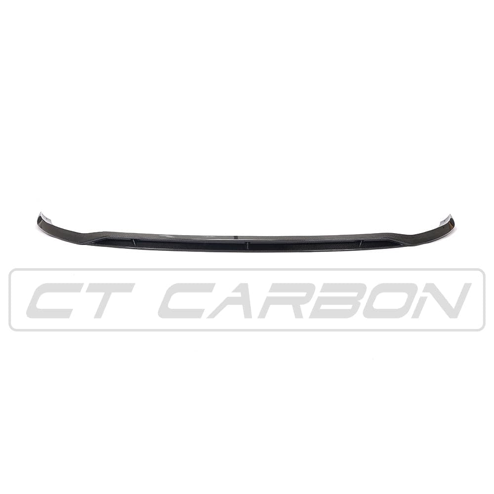 Carbon fibre splitter for Mercedes C43 and C-Class W205 facelift, designed by CT Carbon, featuring a sleek, aerodynamic style.