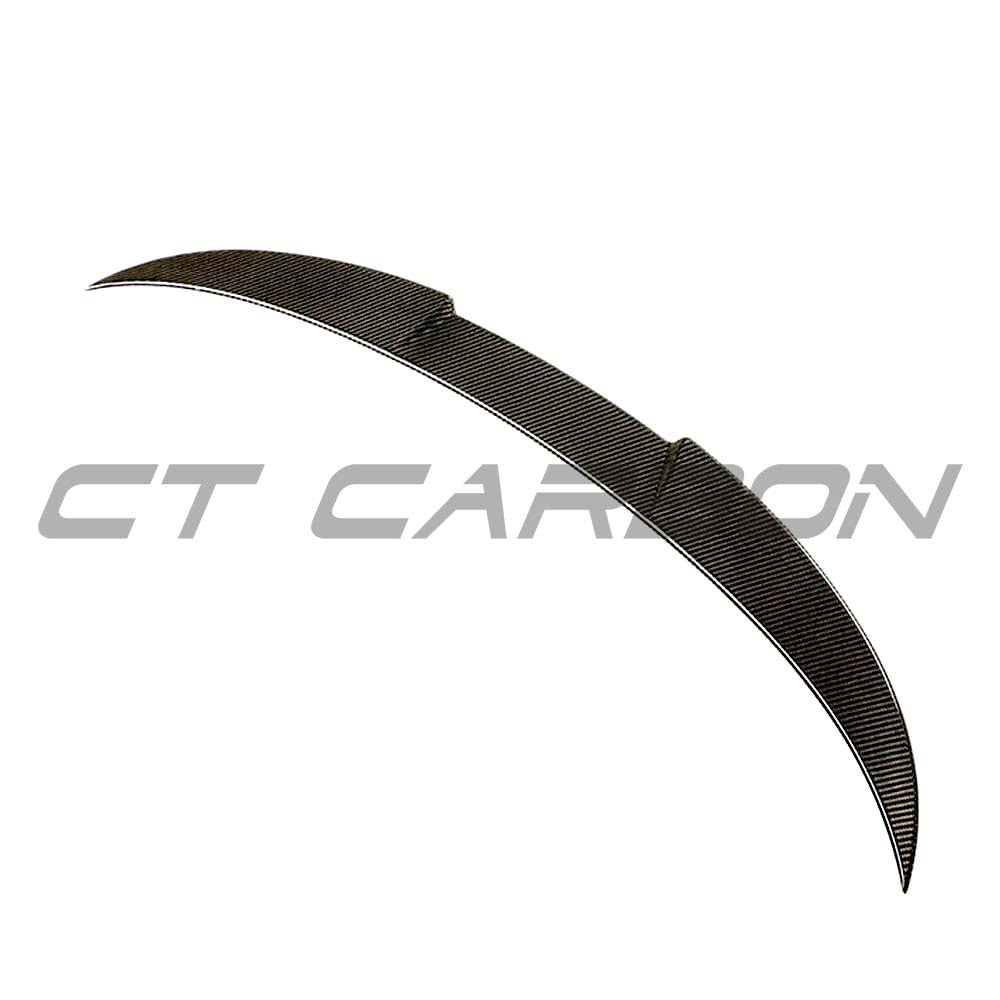 BMW G23 4 Series Convertible 2020+ CT Carbon fiber spoiler kit, lightweight aerodynamic design for enhanced sporty appearance.