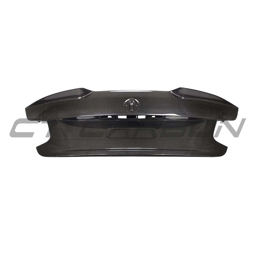 BMW F87 M2 M2C full carbon fiber kit including bootlid, showcasing lightweight, high-quality CT Carbon vehicle parts for enhanced performance.