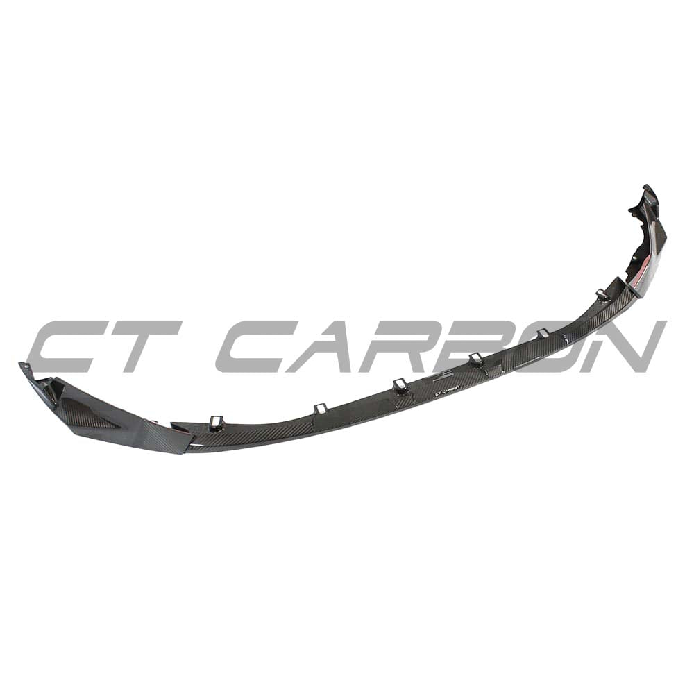 BMW G81 M3 Touring 2022+ CT Carbon full carbon fiber kit with splitter, showing sleek, lightweight carbon fiber components on the car.