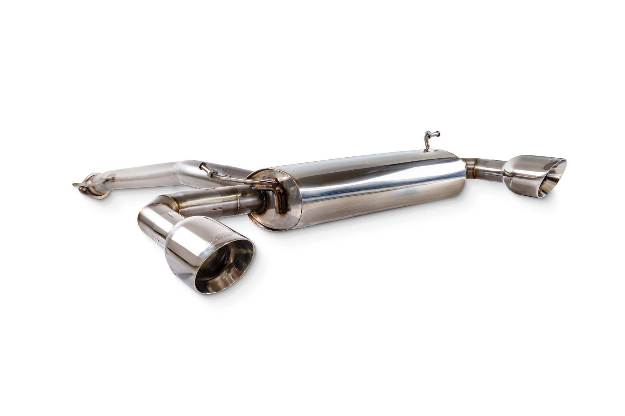 Scorpion Toyota Yaris GR GEN 2 Non-Res GPF-Back Exhaust - product view - Polished Daytona 114mm