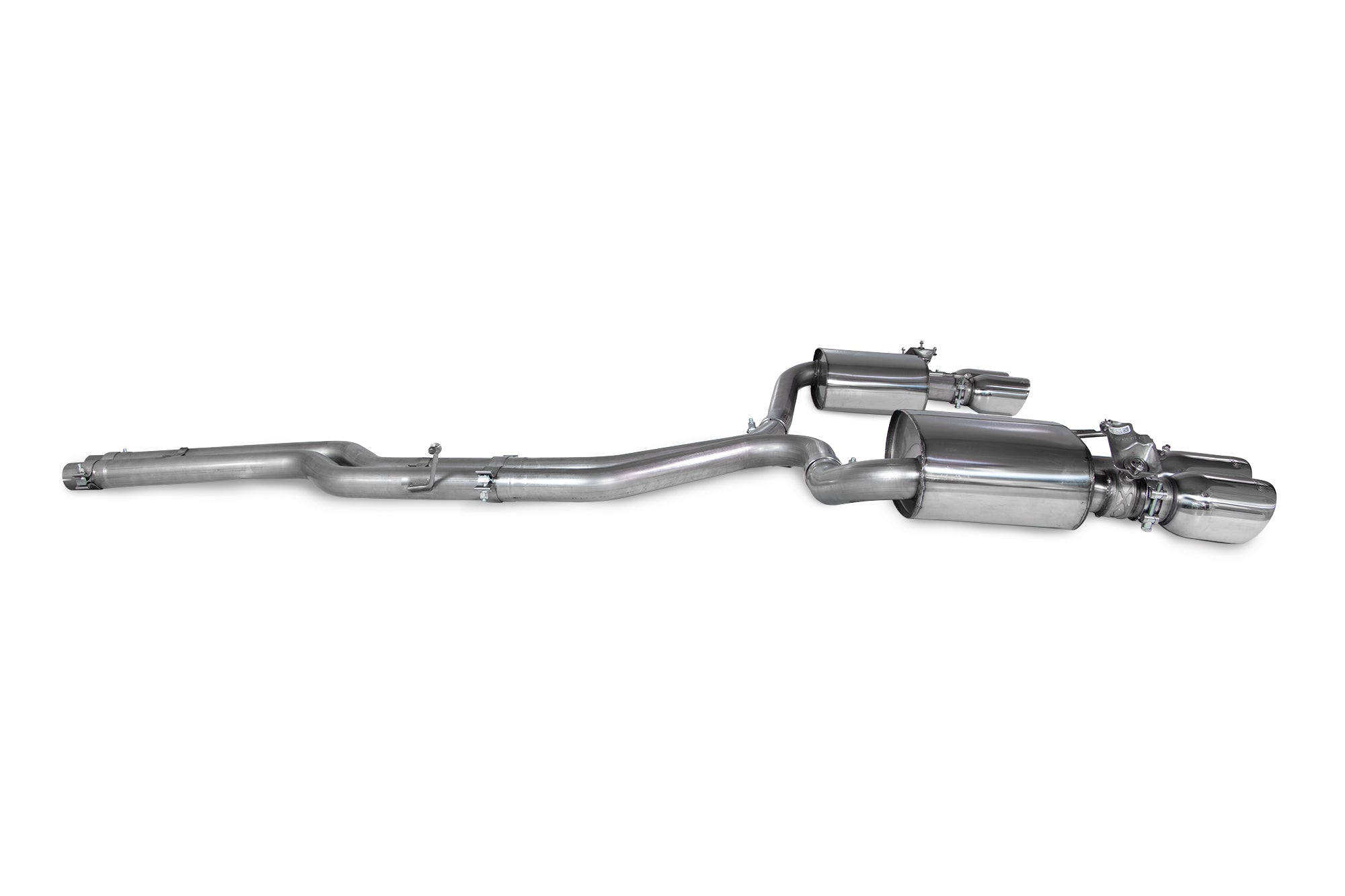 Scorpion Audi S4 B9 3.0T Non-Res Half Exhaust System - kit view