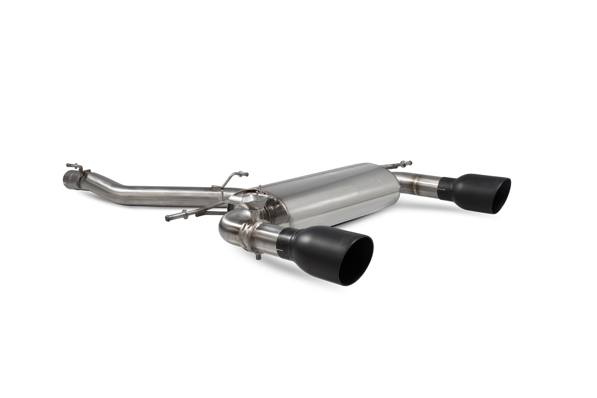 Scorpion Audi TT Mk3 MK3 2.0 Non-Res Cat-Back Exhaust - rear detail view