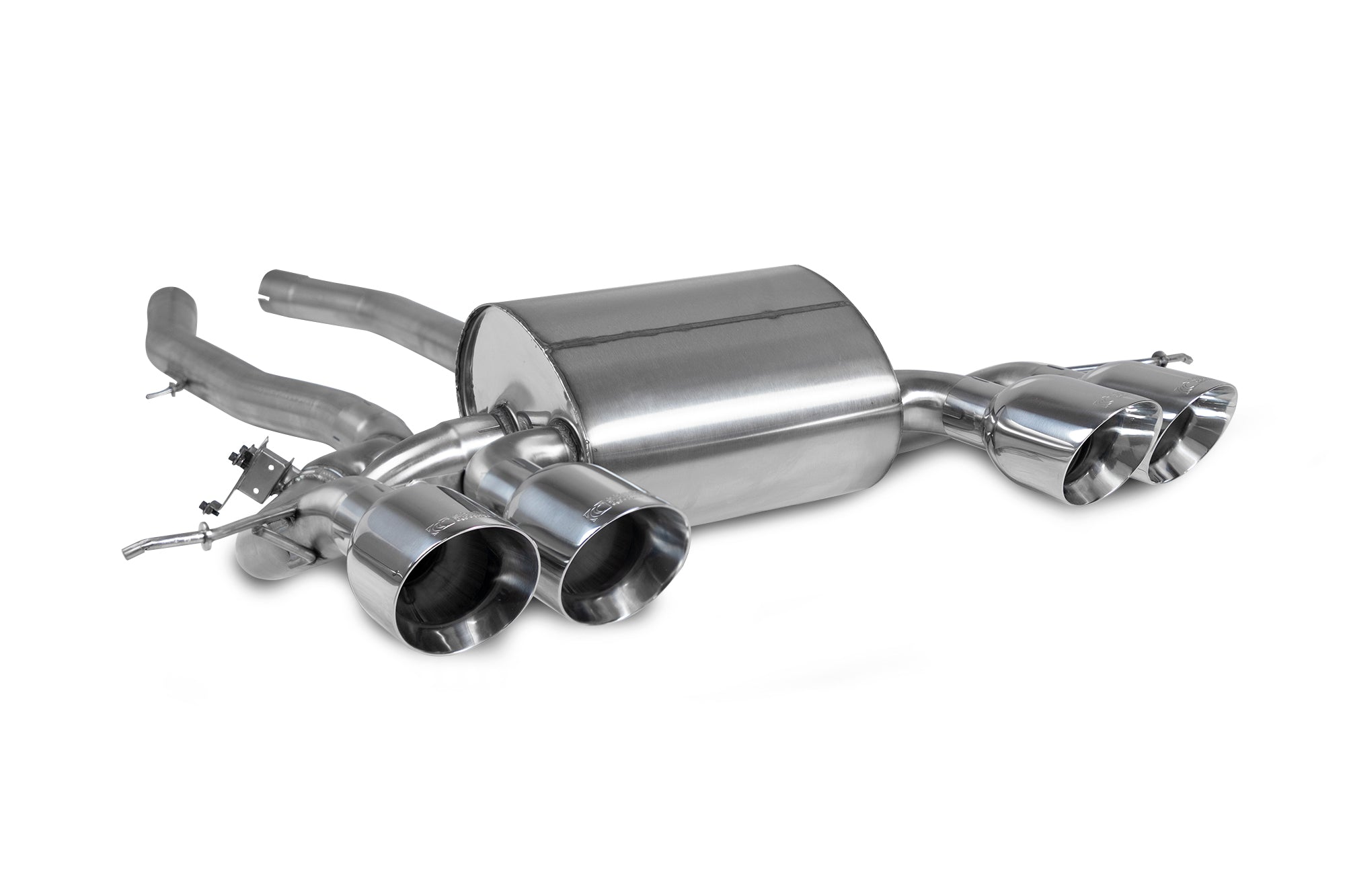 Scorpion BMW 3 Series G80 G81 G82 Half Exhaust System - rear detail view