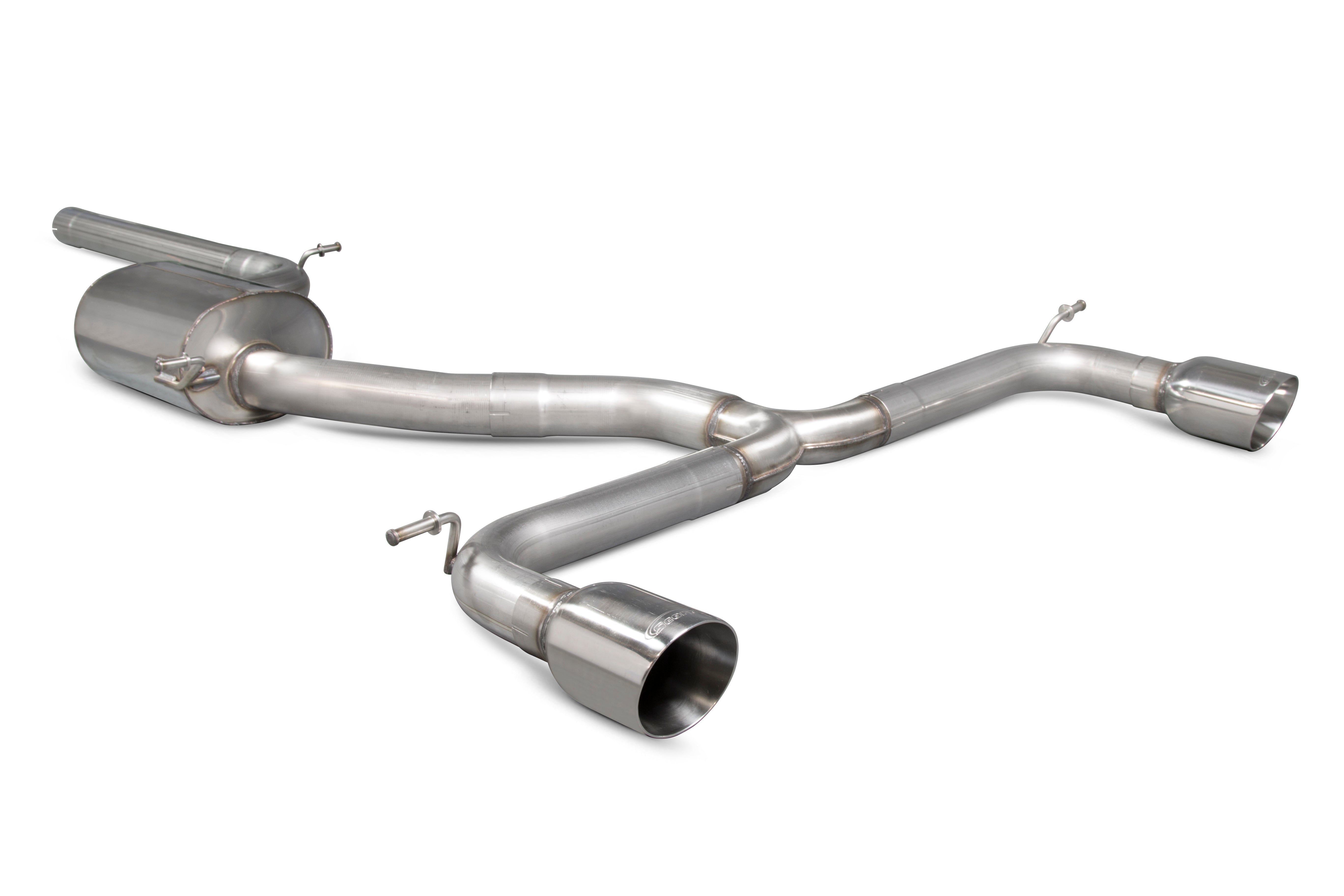 Scorpion Volkswagen Golf Mk7.5, 1.5 TSI Non-Res Cat-Back Exhaust - product view