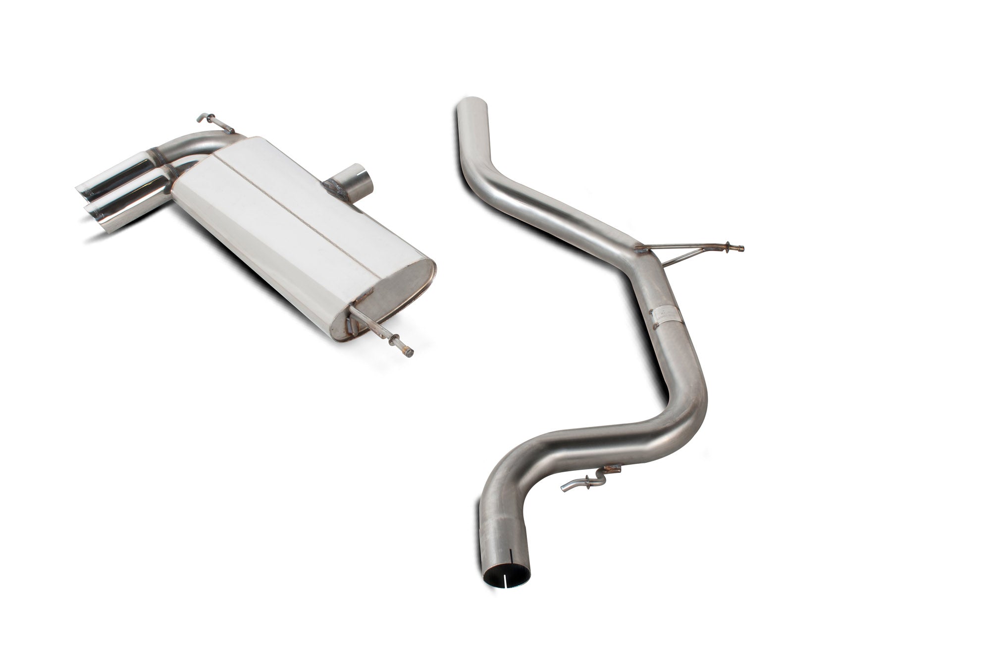 Scorpion Seat Leon 1.4 Non-Res Cat-Back Exhaust - rear detail view