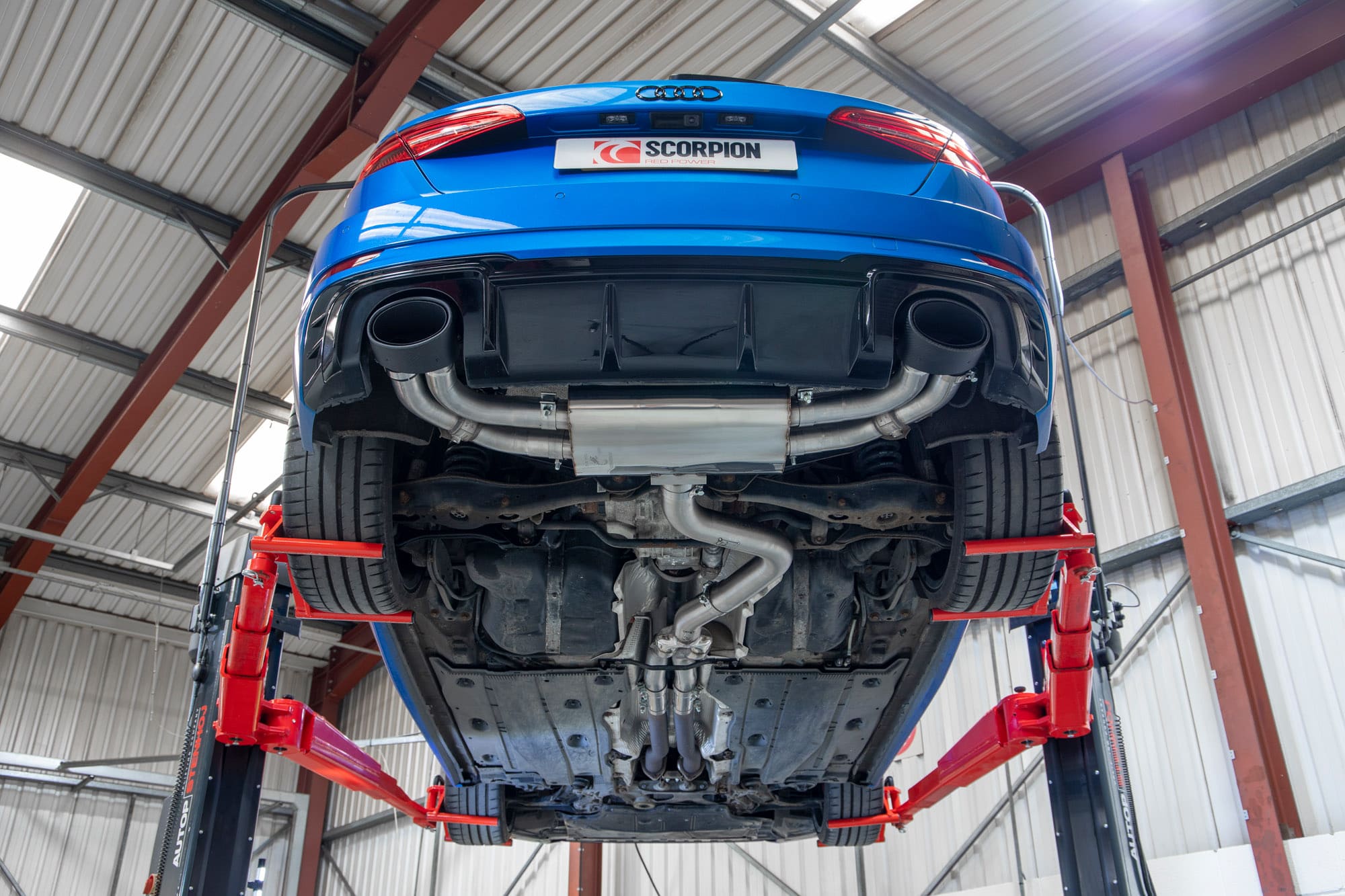 Scorpion Audi RS3 8V Non-Res GPF-Back Exhaust - kit view