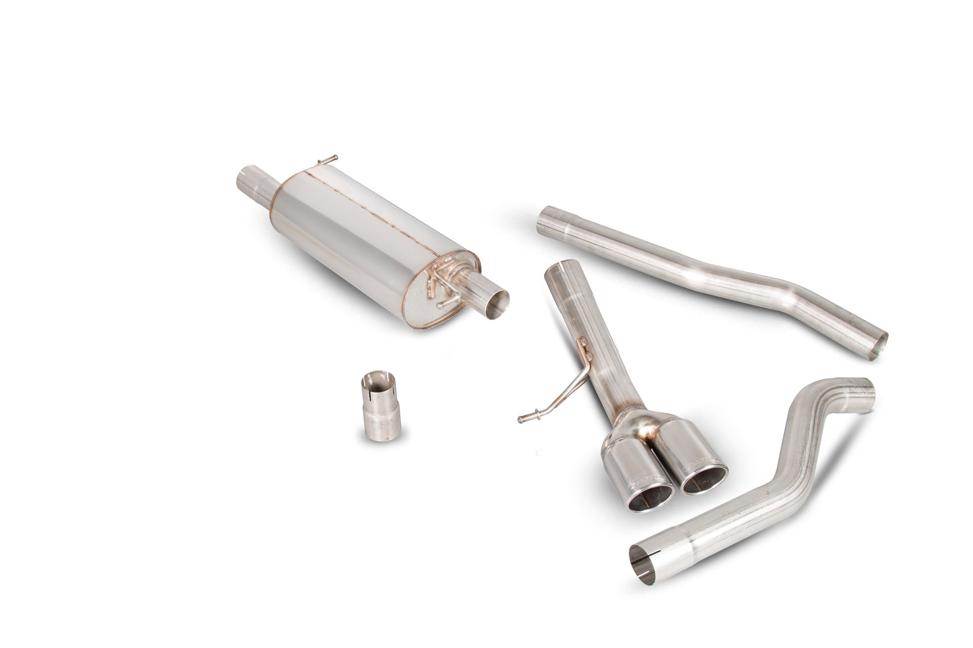 Scorpion Volkswagen Transporter 2.0 Resonated DPF-Back Exhaust - kit view