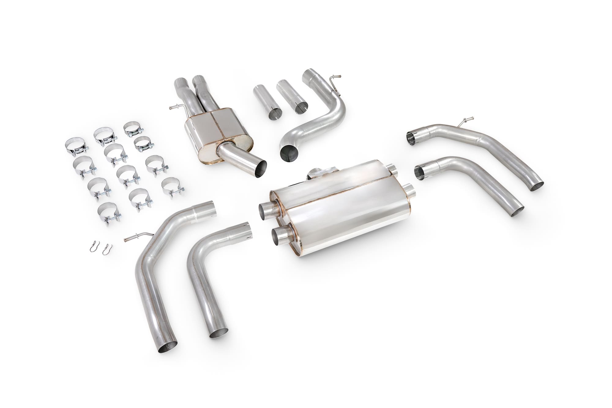 Scorpion Audi RS3 8Y Saloon Resonated GPF-Back Exhaust - kit view