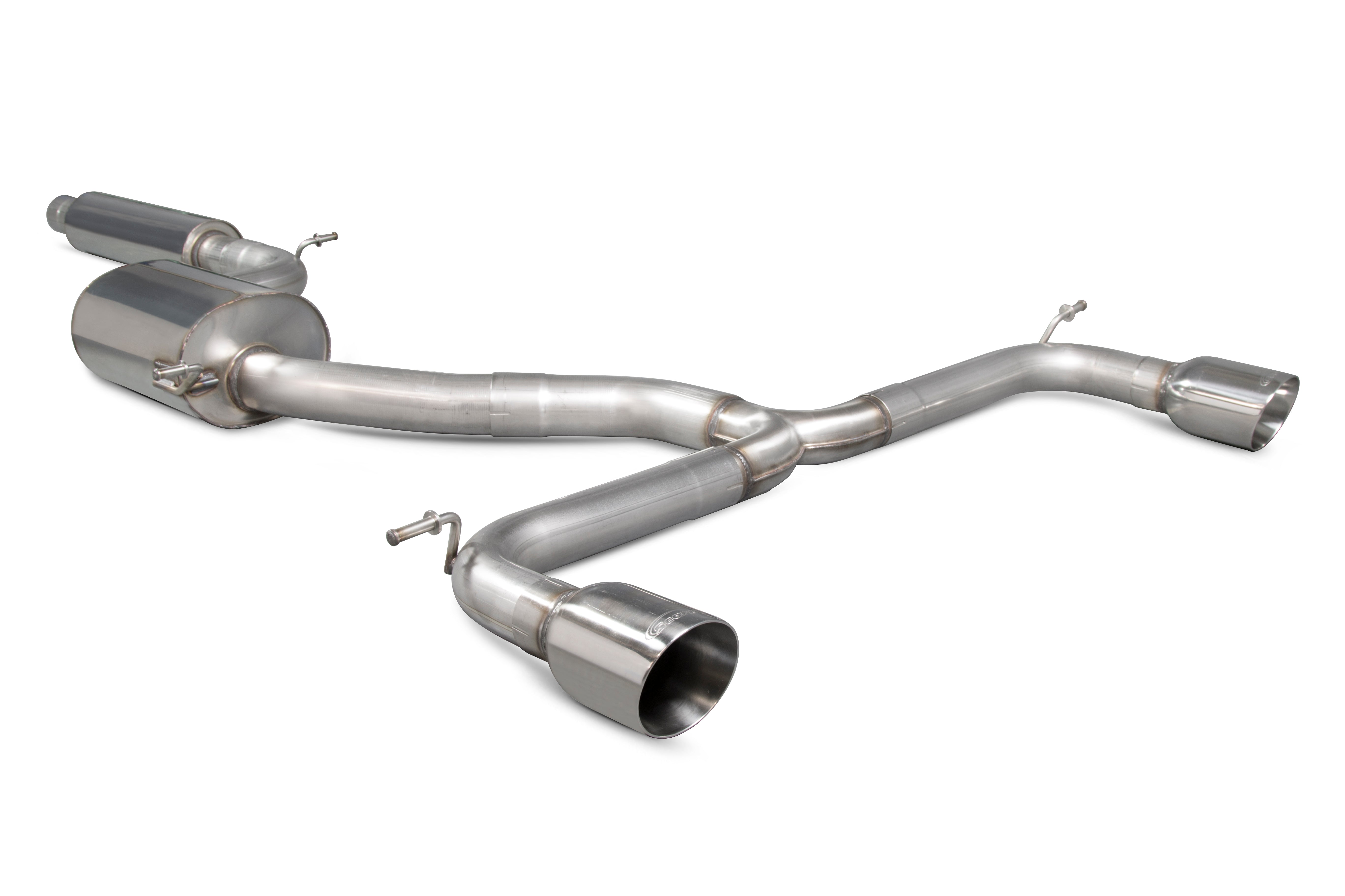 Scorpion Volkswagen Golf Mk7.5, 1.5 TSI Resonated Cat-Back Exhaust - product view