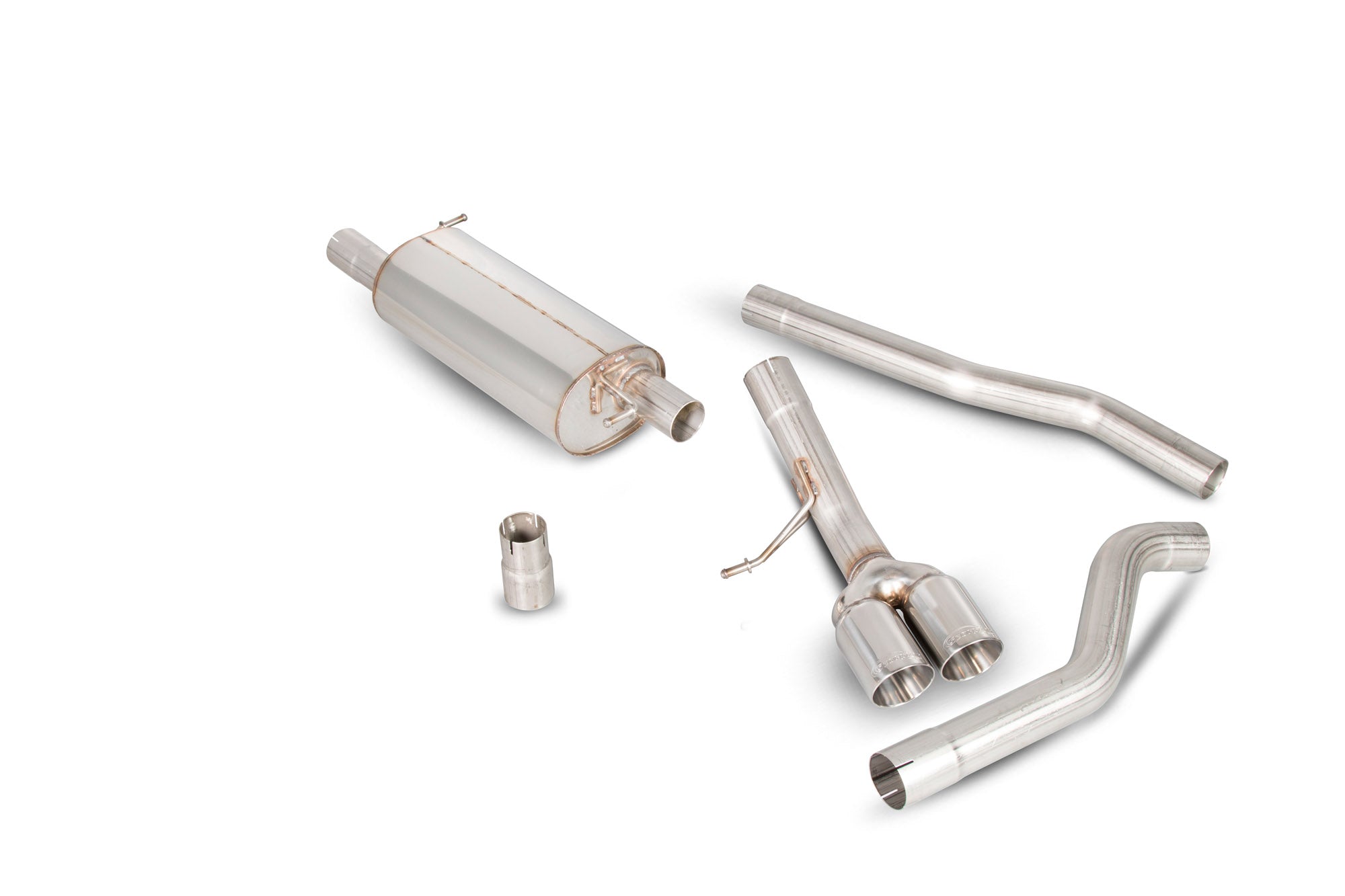 Scorpion Volkswagen Transporter 2.0 Resonated DPF-Back Exhaust - kit view