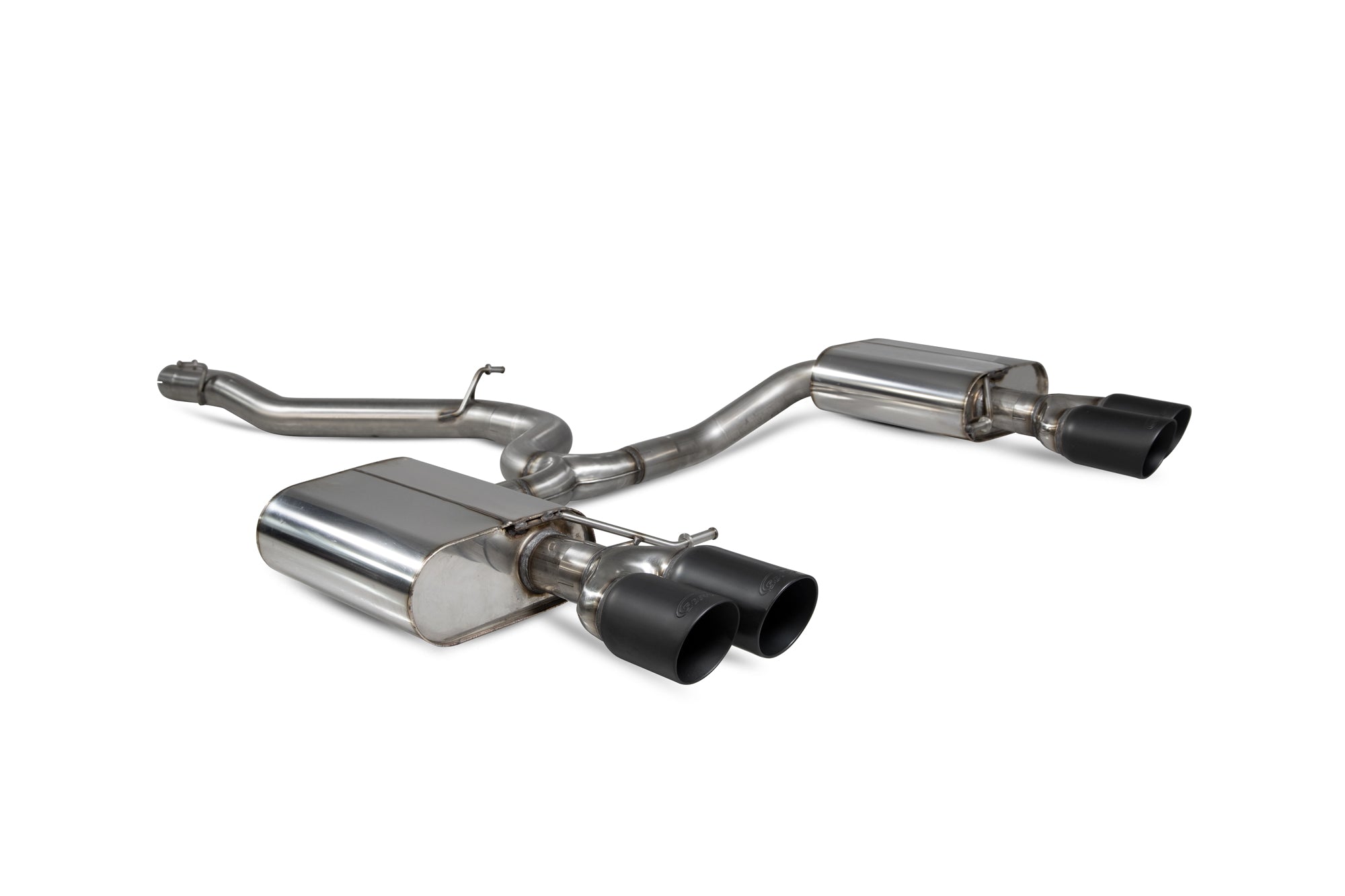 Scorpion Volkswagen Golf MK7.5 Non-Res Cat-Back Exhaust - rear detail view