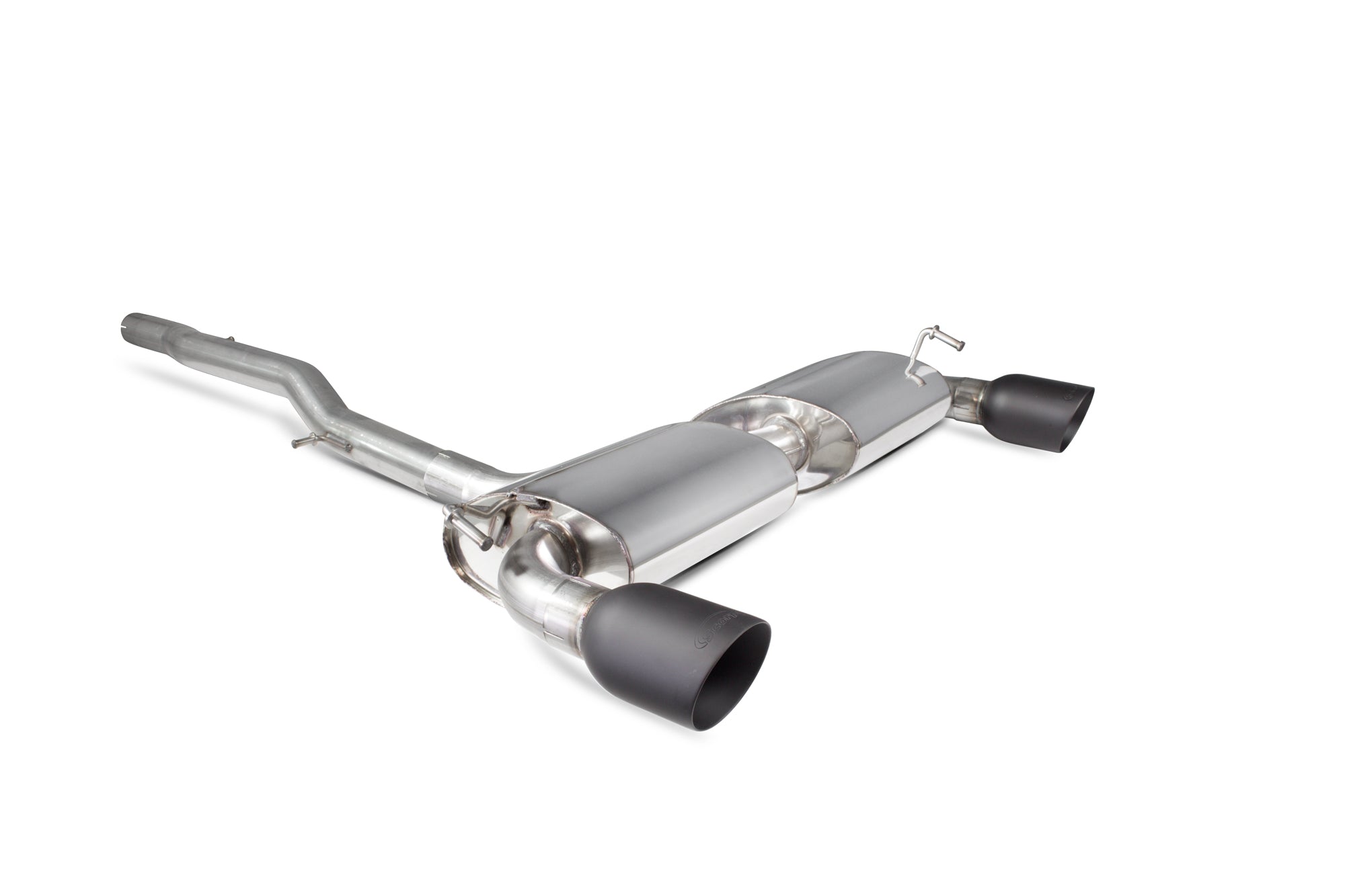 Scorpion Volkswagen Golf Mk4 R32 Non-Res Cat-Back Exhaust - product view - Black Ceramic Daytona (twin) 100mm