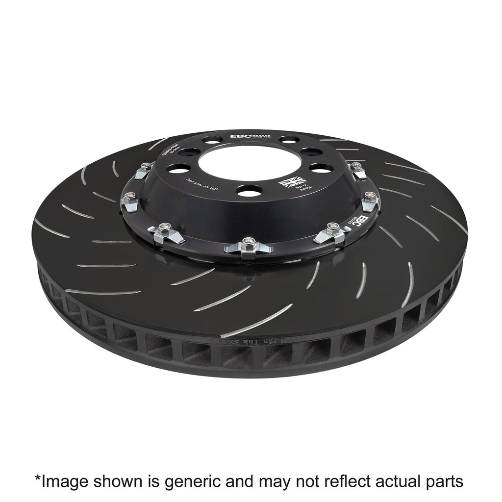 EBC Racing SG2F041 380mm rear 2-piece floating brake discs for BMW F87 M2 Competition and M2 CS