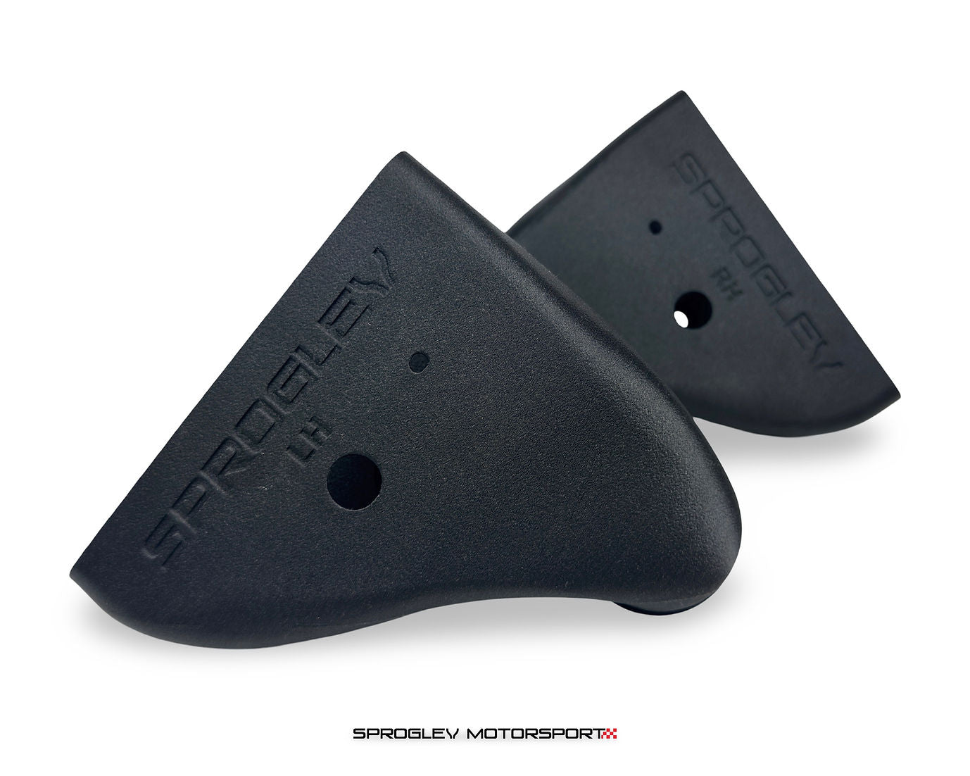 Sprogley Motorsport MQB lower control arm brake cooling kit with ducting for improved brake cooling and performance.